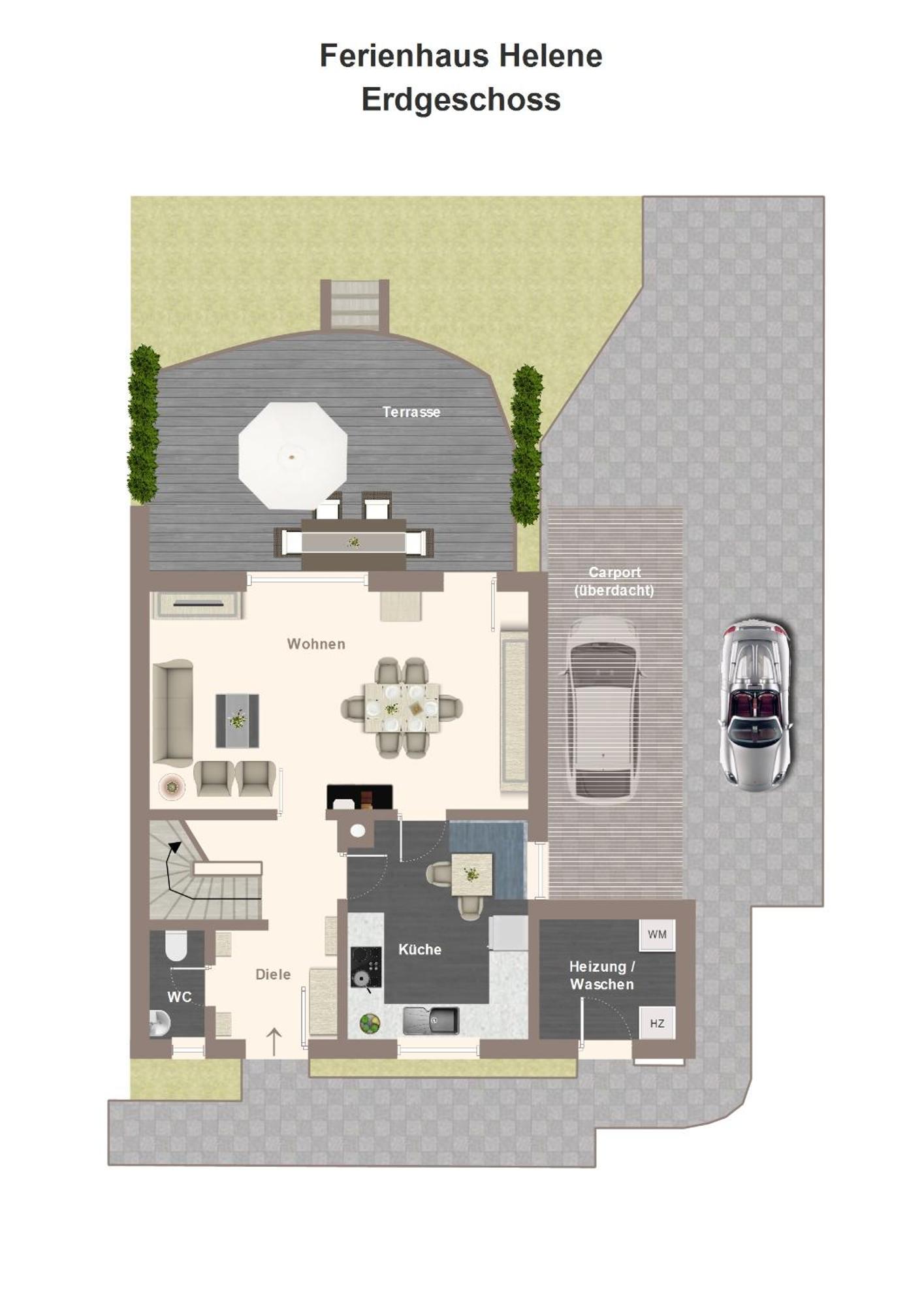 Ferienhaeuser Rhoen - Haus Natalie & Haus Helene Hausen  Kültér fotó
